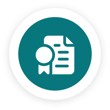 Personalized Care from Experienced, Licensed Massage Therapists A green and white icon with an image of a document